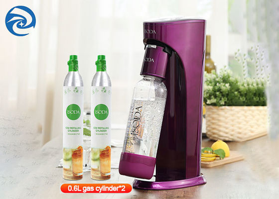 보라색 0.6L 수제 소다 기계 180mmx115mmx400mm