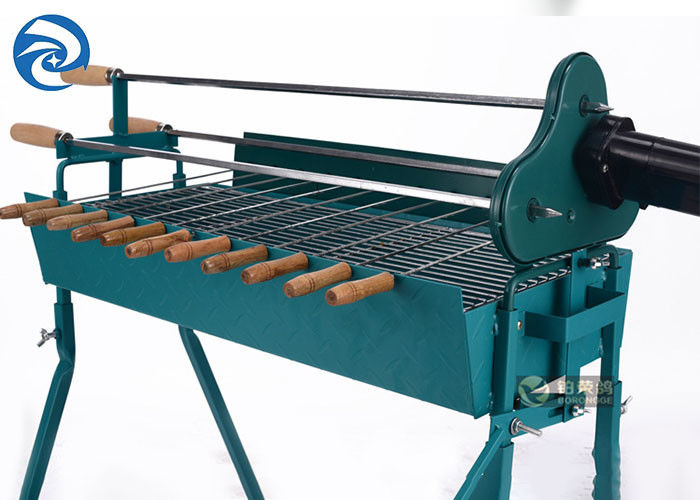 야외 휴대용 접이식 바베큐 그릴 110×34cmx81cm 고기 꼬치